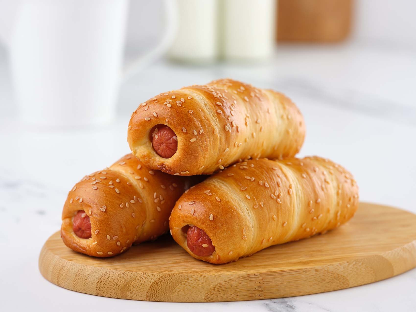 Bulochka sosiskali.