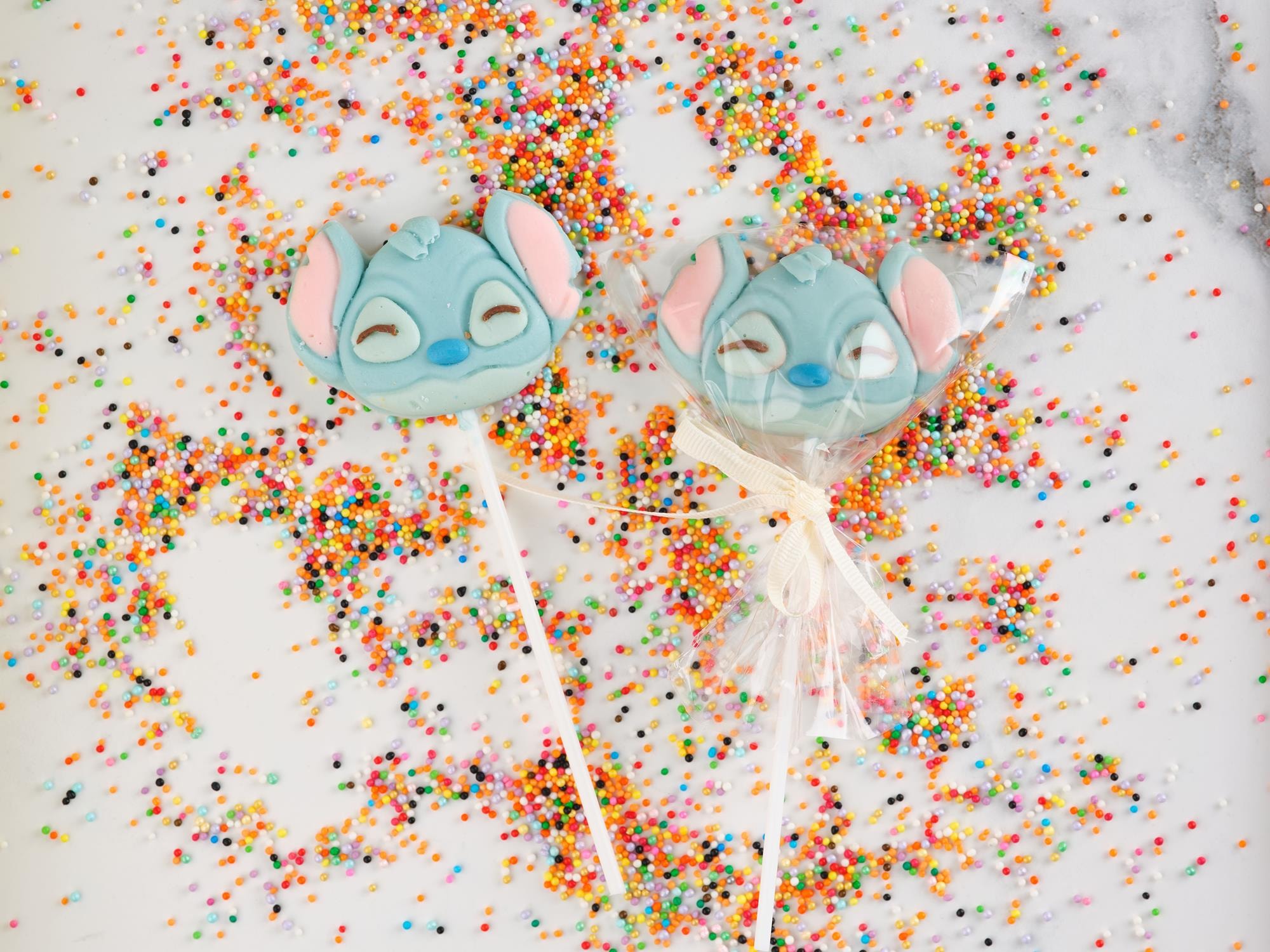 Chocolate Stitch on a Stick