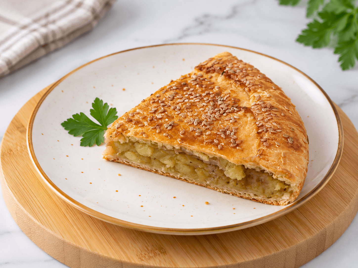 Potato Pie Portion