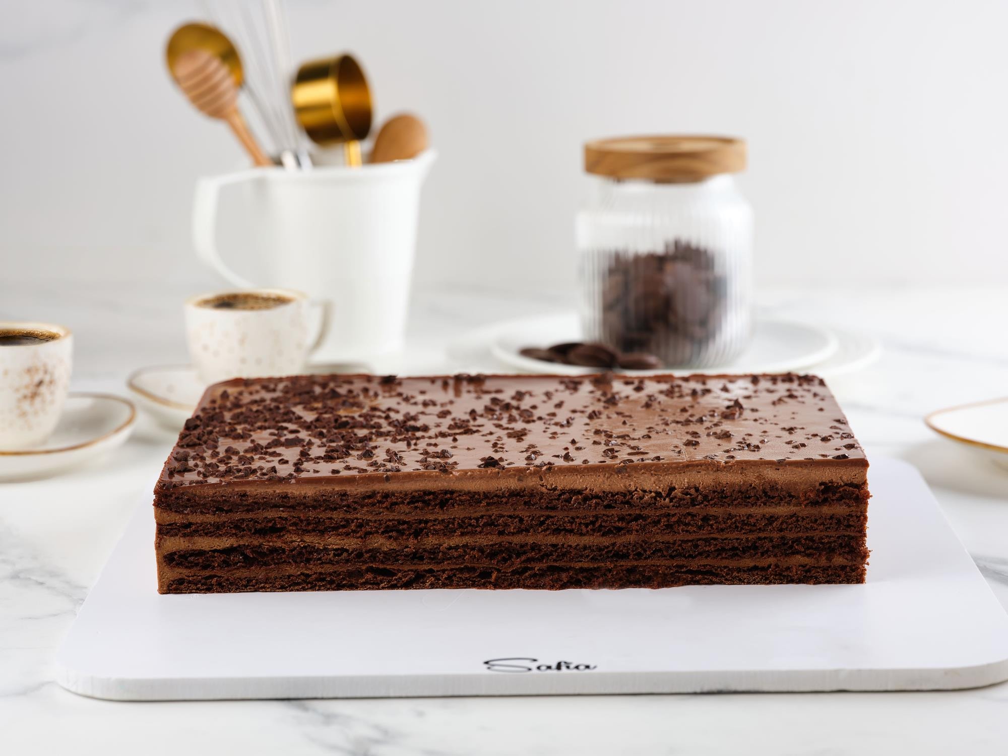 Mikado rectangular cake (half)