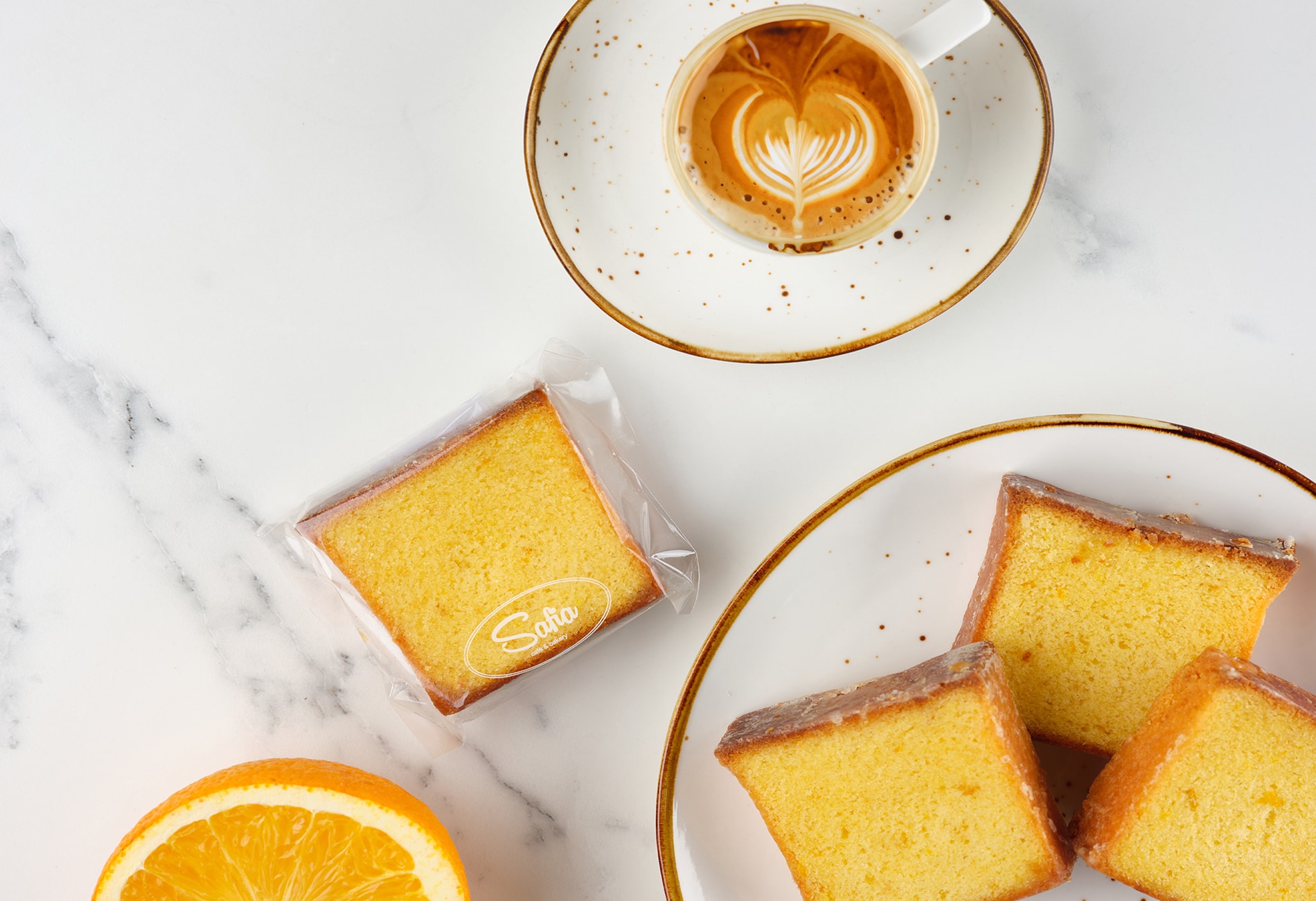 Orange cake pcs