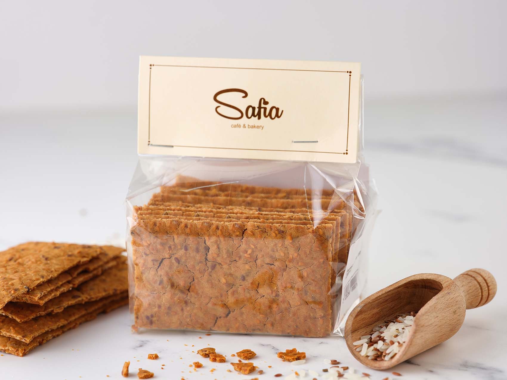 Rice breads in a pack