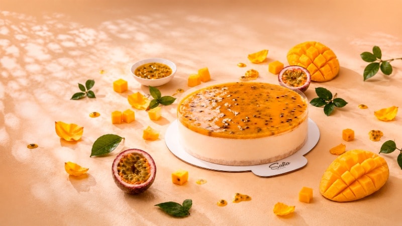 Safia’da tropik portlash: yangi «Mango-Marakuya» chizkeykini ikki karra keshbek bilan kutib oling!