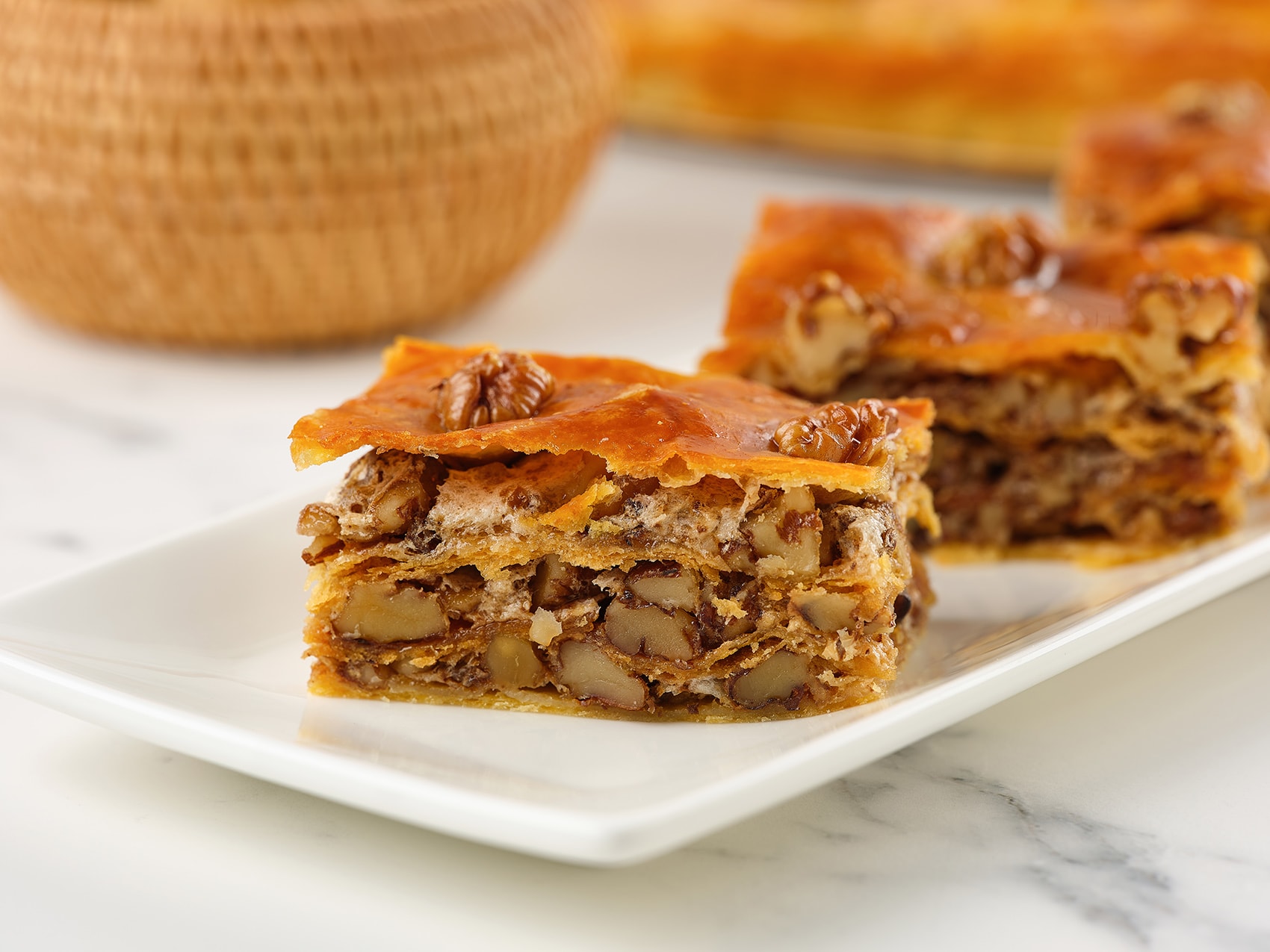Pirog Bokucha paxlava (bo'lak)