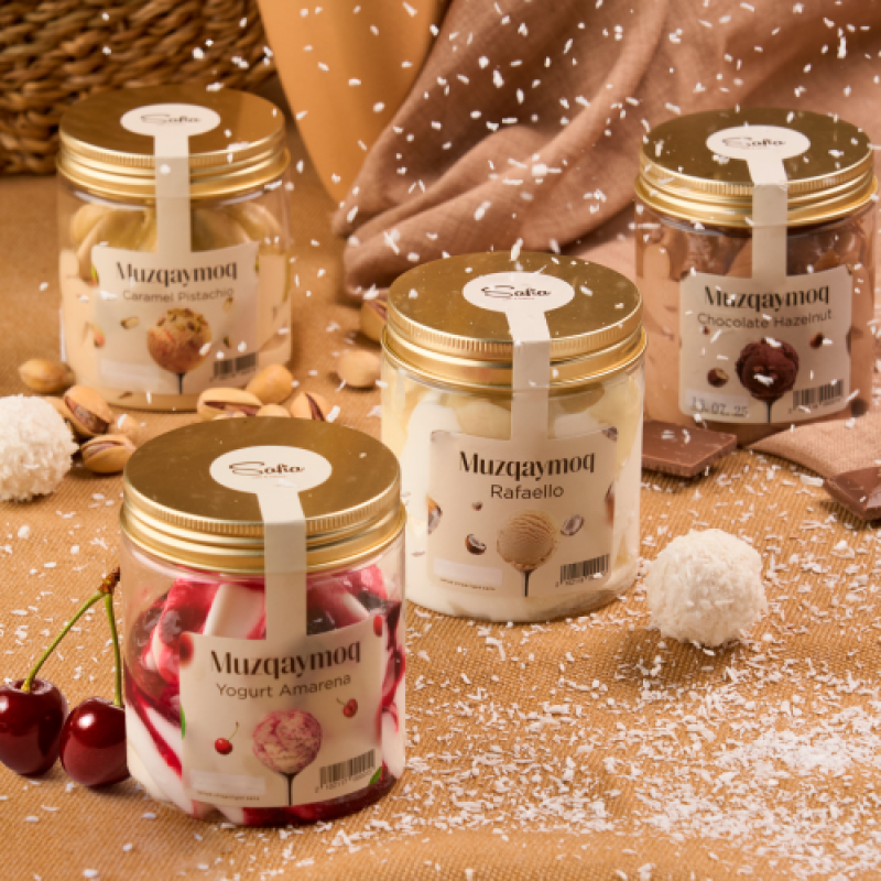 Rafaello, pistachio, yogurt-amaro, or chocolate-funduk?