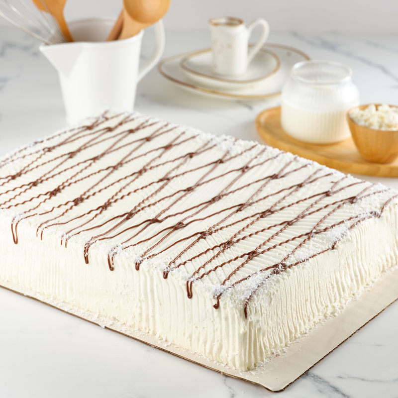 Rectangle cake Cottage cheese-biscuit