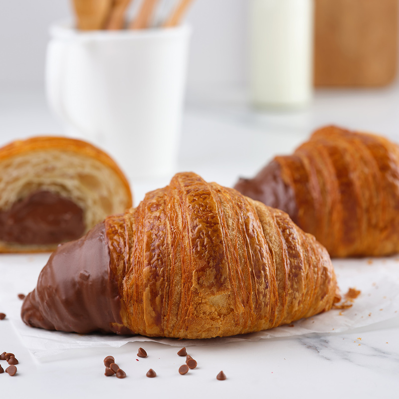 Kruassan shokoladli