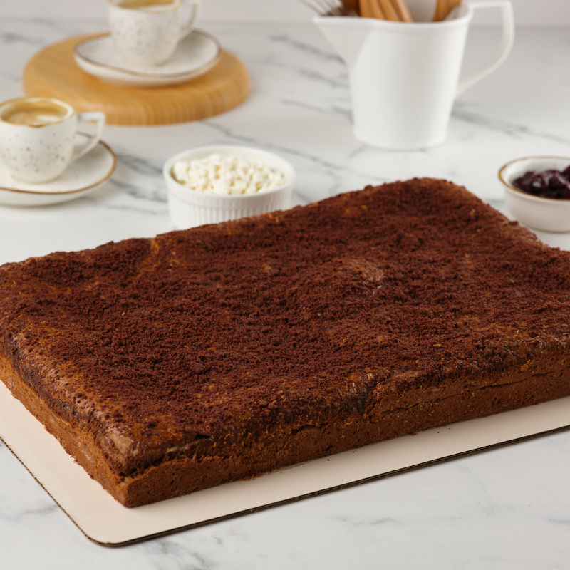 Пирог Творожно-вишневый