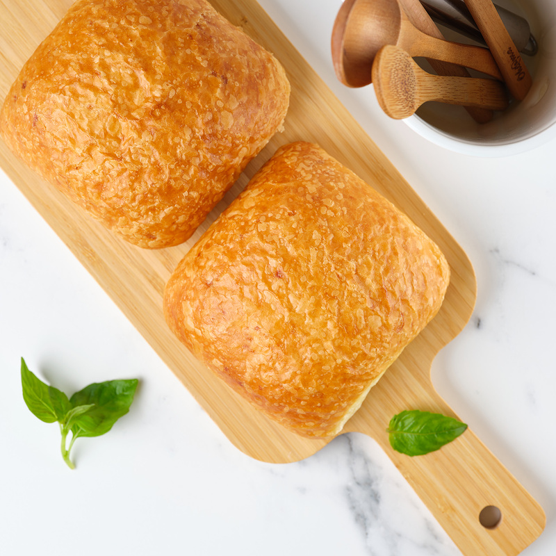 Hachapuri with sausage and cheese