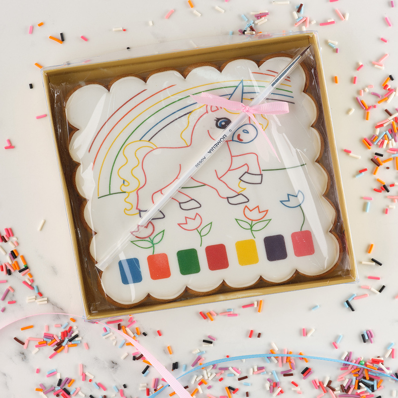Gingerbread coloring book Pony