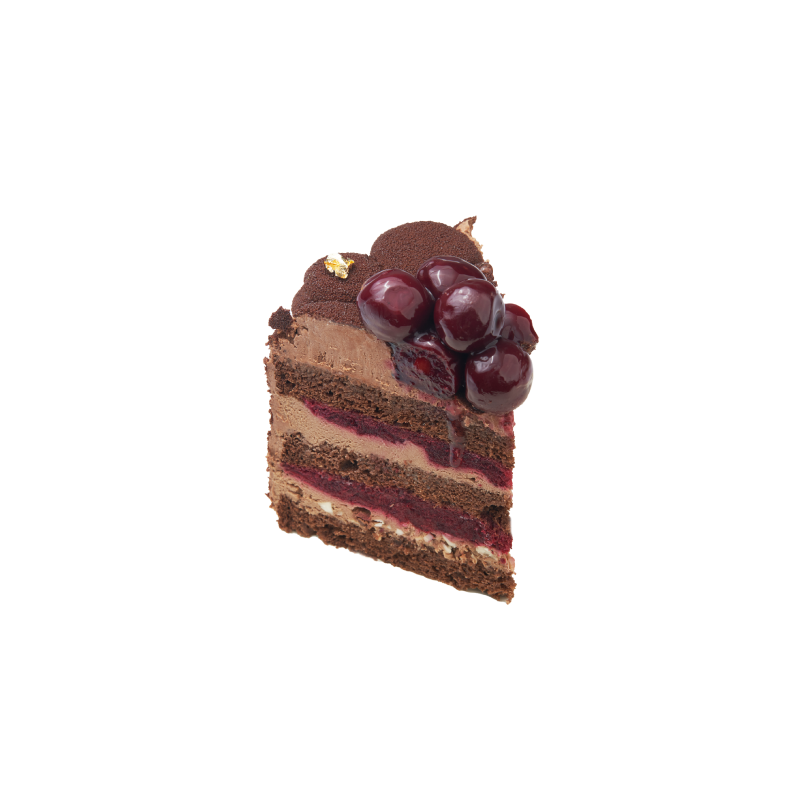 Шоколадно - вишнёвый ПП торт мини