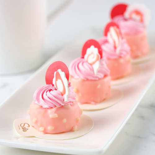 Мини пирожное Фламинго